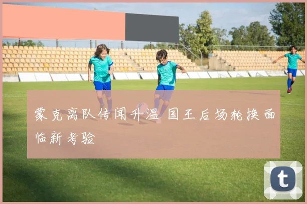 蒙克离队传闻升温 国王后场轮换面临新考验